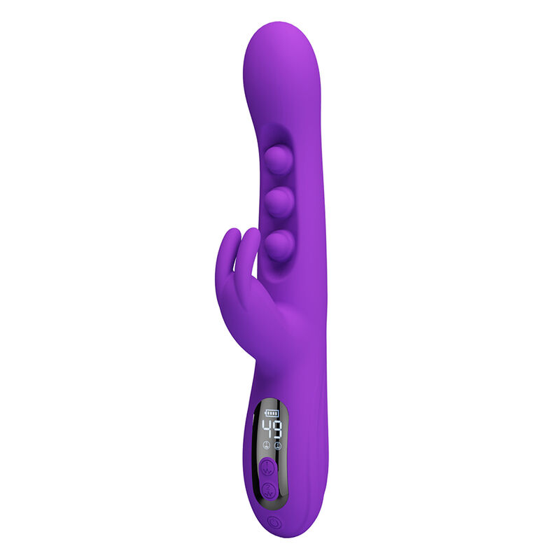 Pretty Love - Vibratore A Coniglio Sabien Con Stimolazione A Percussione E Led Viola - immagine 6