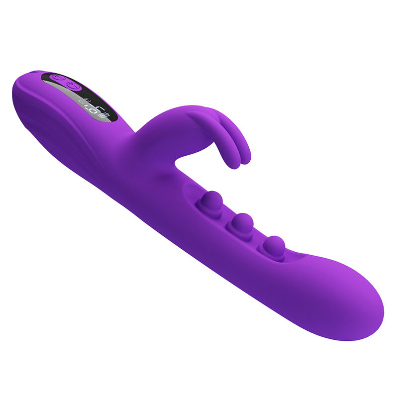 Pretty Love - Vibratore A Coniglio Sabien Con Stimolazione A Percussione E Led Viola - immagine 4