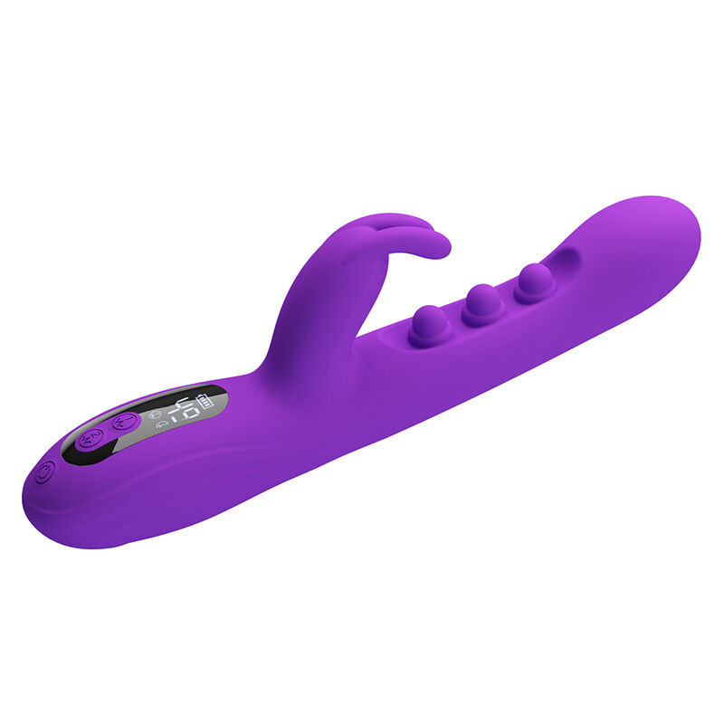 Pretty Love - Vibratore A Coniglio Sabien Con Stimolazione A Percussione E Led Viola - immagine 3