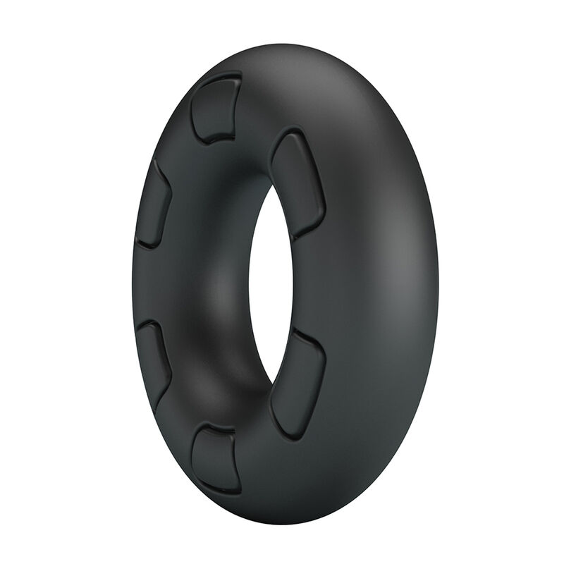Crazy Bull - Anello Per Pene In Silicone Super Morbido Bertram Nero - immagine 3