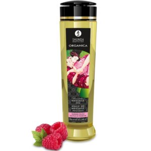 Shunga - Olio Da Massaggio Biologico Al Lampone 240 Ml