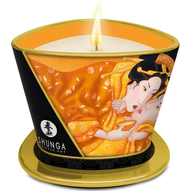 Shunga - Candela Da Massaggio Al Mango 170 Ml - immagine 2