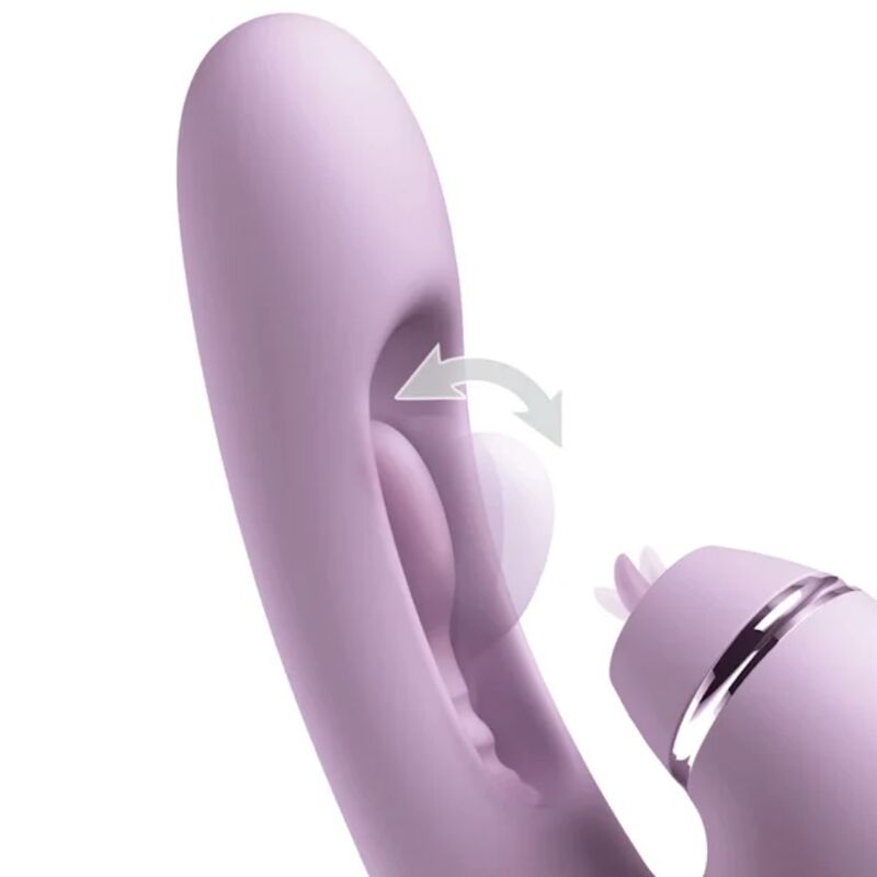 Fantasy For Her - Vibratore G-Touch Pulse Pro Viola Per La Stimolazione Del Punto G E Del Clitoride A Forma Di Coniglio - immagine 2