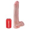 King Cock - Dildo Realistico Con Testicoli E Ventosa 38 Cm Color Carne