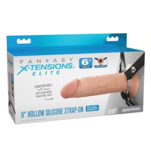 Fantasy X-Tensions Elite - Strap-On In Silicone Cavo Da 15,2 Cm