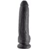 King Cock - Dildo Nero Con Sfere 22.9 Cm