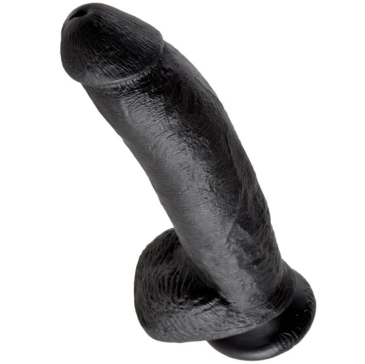 King Cock - Dildo Nero Con Sfere 22.9 Cm - immagine 2