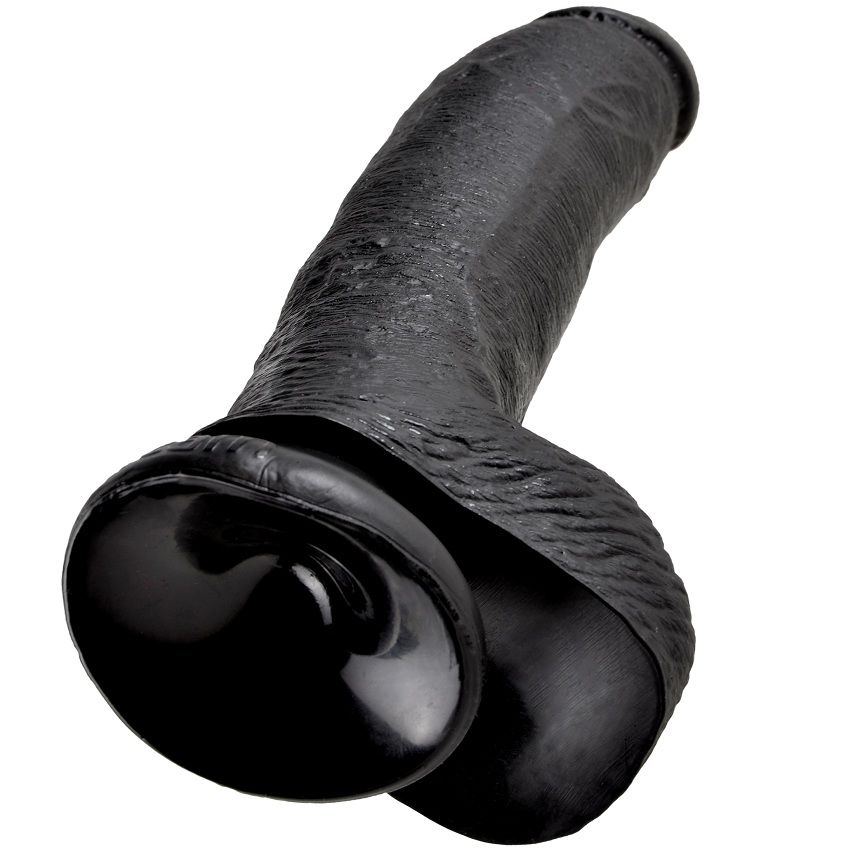 King Cock - Dildo Nero Con Sfere 22.9 Cm - immagine 3