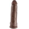 King Cock - Dildo Marrone Con Sfere 30.48 Cm