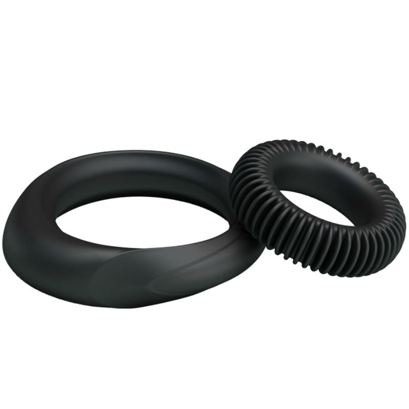 Baile - Kit 2 Anelli In Silicone Ring Manhood - immagine 4