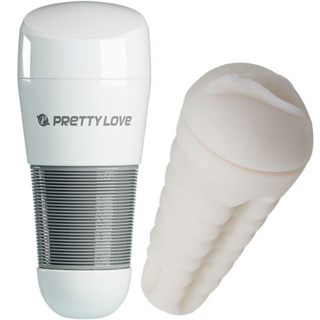 Pretty Love - Masturbatore Vagina Bianco Kitty - immagine 2