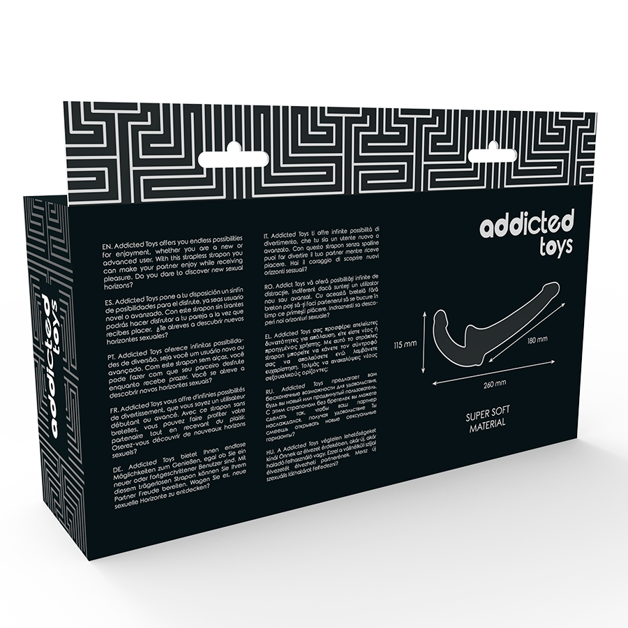 Addicted Toys - Dildo Con Rna S Senza Sottomissione Nero - immagine 6