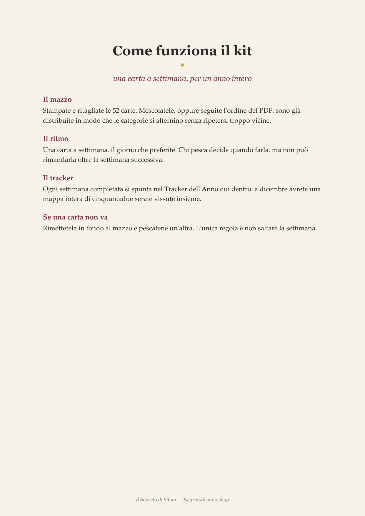 52 Serate — Un Anno di Appuntamenti di Coppia (PDF da stampare) - immagine 2