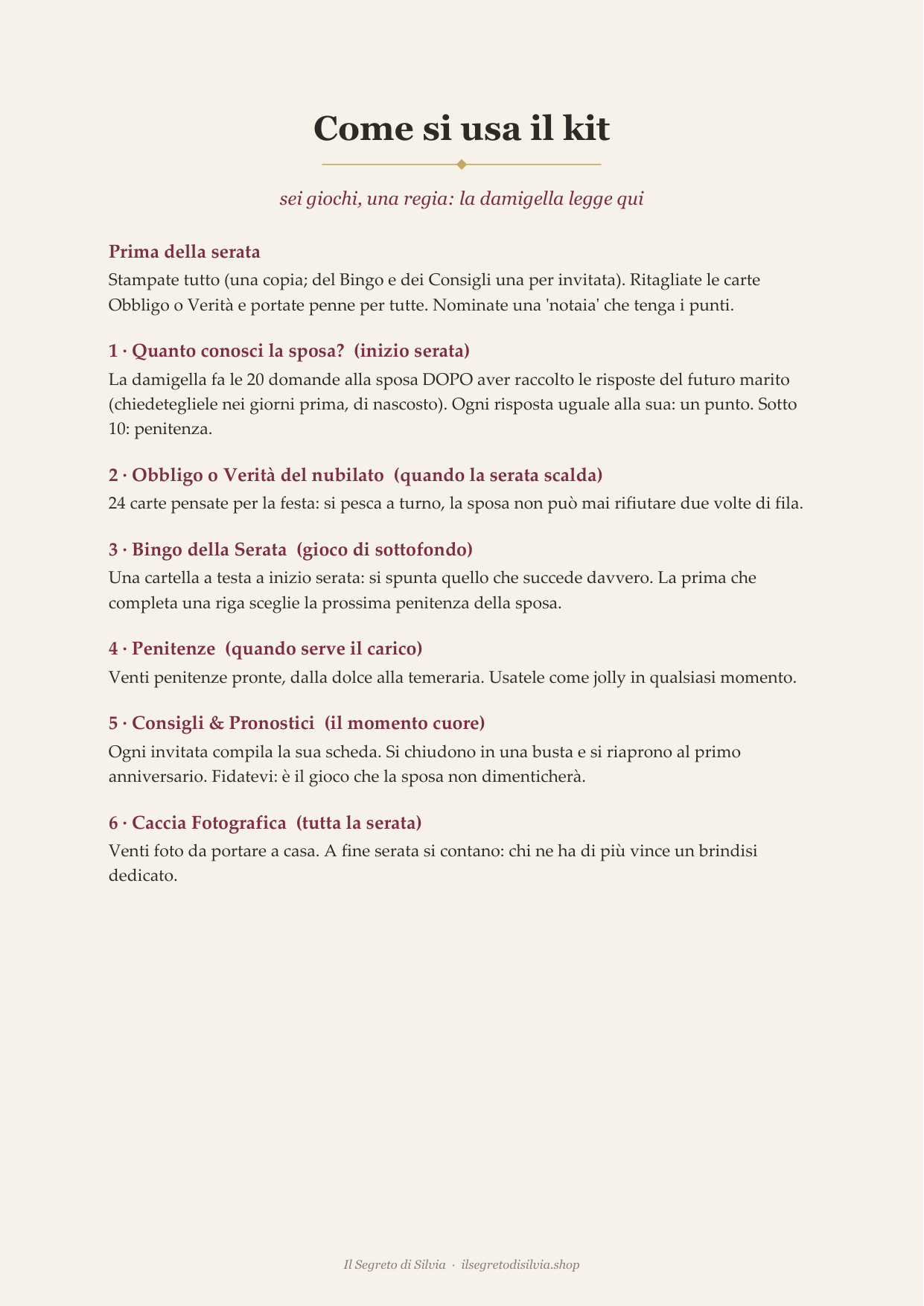 Kit Addio al Nubilato — Giochi per la Festa da Stampare (PDF) - immagine 2
