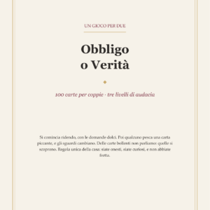 Obbligo o Verità — 100 Carte in 3 Livelli (PDF da stampare)